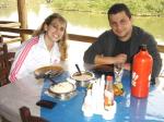 Alan e esposa marcando presen�a